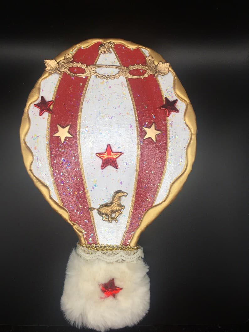 Hot Air Balloon, Circus, Star, Wall Art