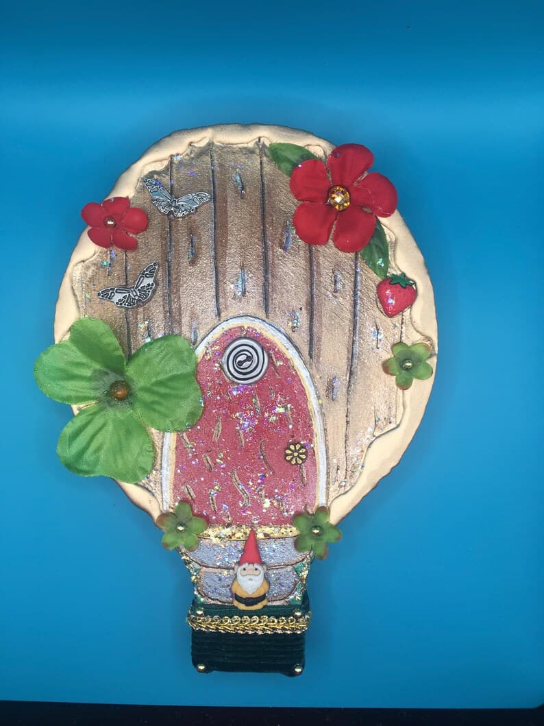 Hot Air Balloon, Gnome. Gnome Sweet Gnome, Art