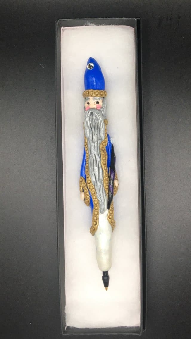 Handmade Clay Wizard Pen