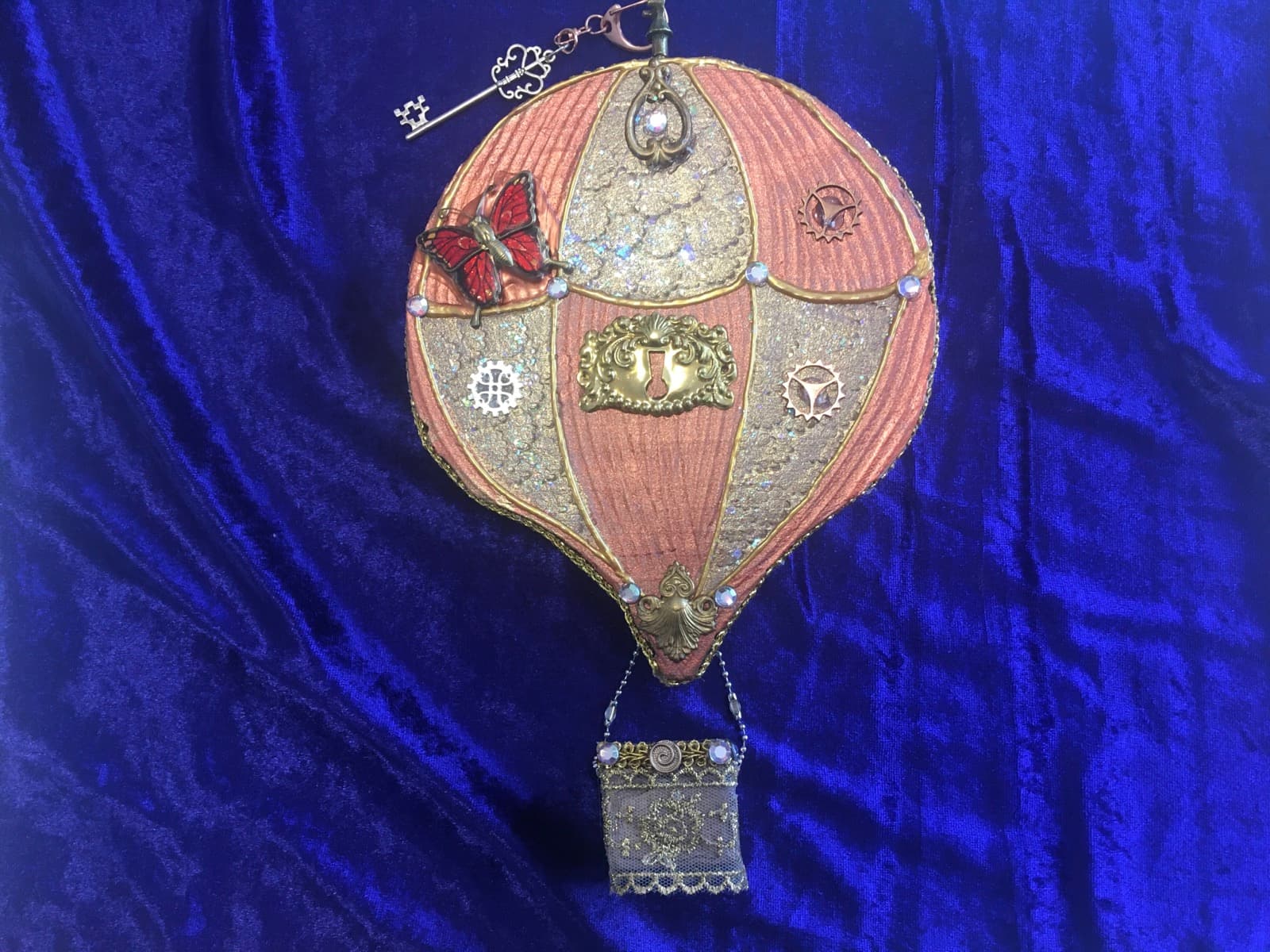 Lock and Key Steampunk Hot Air Balloon